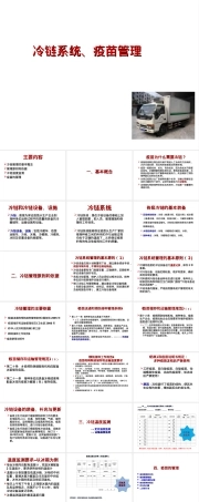 冷链疫苗管理PPT课件,疫苗冷链储存与运输管理培训PPT.ppt