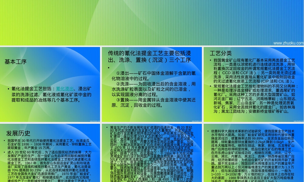 氰化法提金工艺PPT课件.ppt