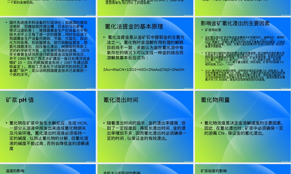 氰化法提金工艺PPT课件.ppt