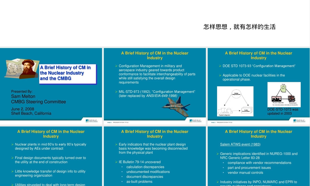 技术状态管理核电应用简史PPT课件.ppt
