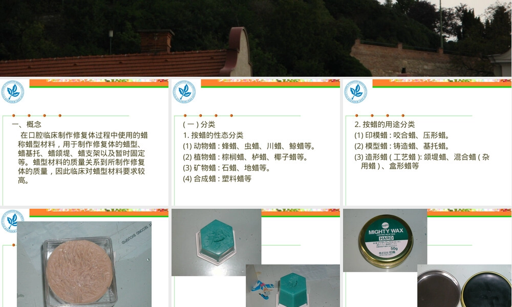 口腔材料学蜡型材料PPT课件.ppt