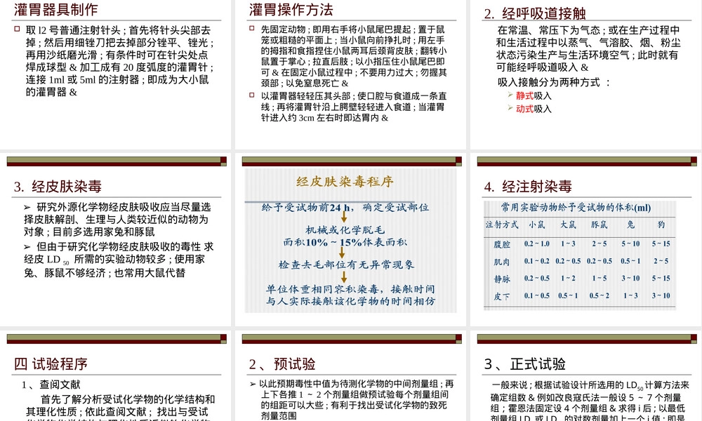 急性毒性及其评价方法PPT课件.ppt