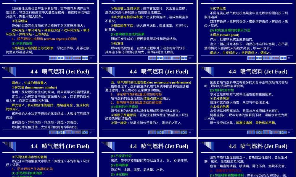 喷气燃料技术参数与应用PPT课件.ppt