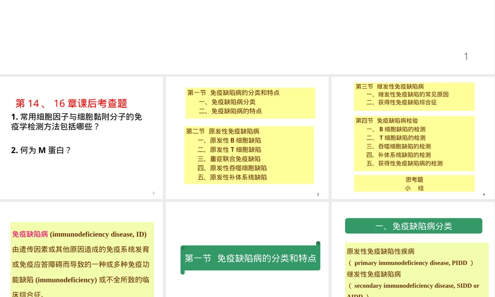 免疫缺陷病及其免疫检验PPT课件.ppt