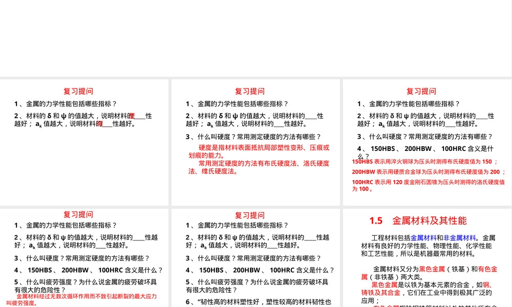 金属材料及其性能教学PPT课件.ppt