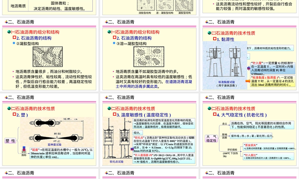 沥青及沥青材料教学PPT课件.ppt