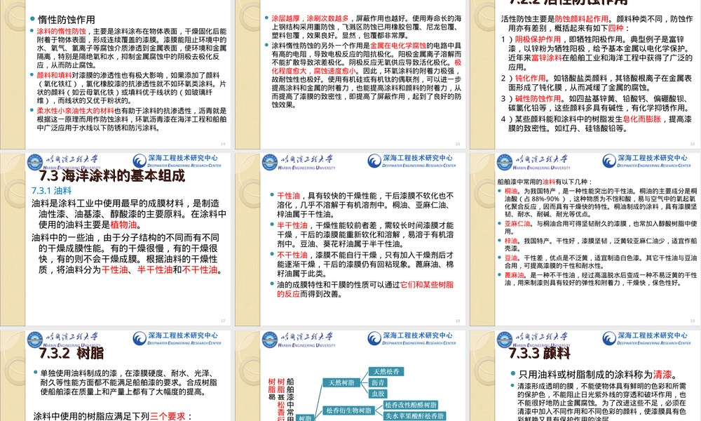 海洋工程材料海洋防腐涂层PPT课件.ppt