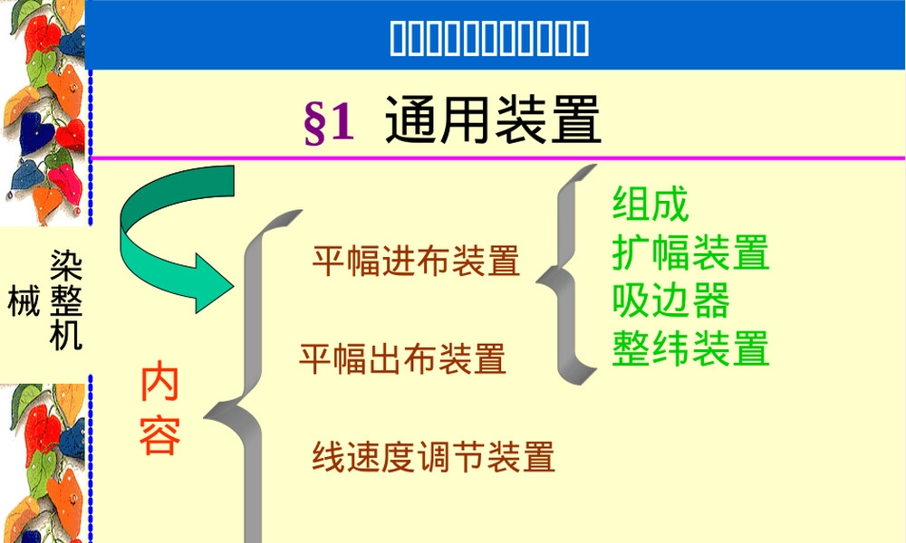 染整机械通用装置PPT课件.ppt