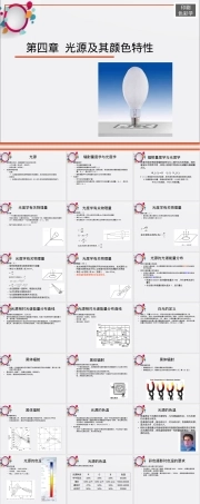光源及其颜色特性教学PPT课件.ppt