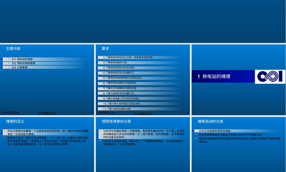 核电厂运营管理维修管理PPT课件.ppt