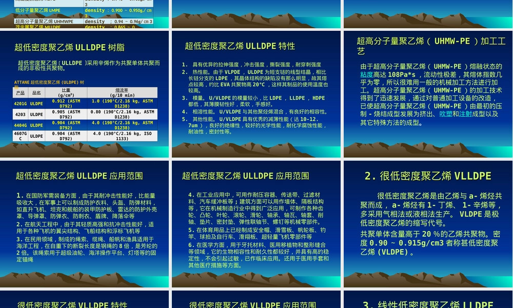聚乙烯材料特性与应用PPT课件.ppt