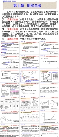 膨胀合金材料特性与应用PPT课件.ppt
