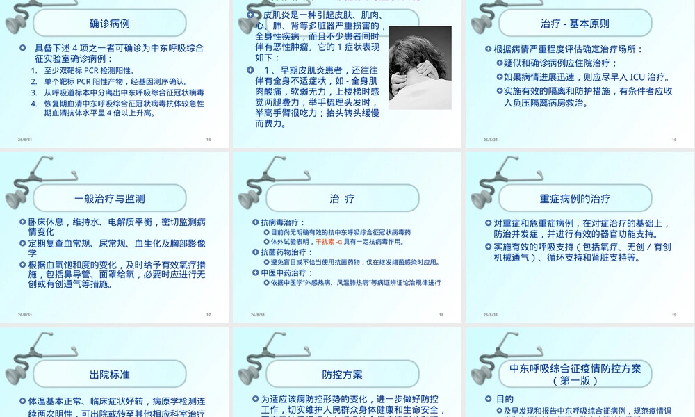 中东呼吸综合征疫情防控PPT课件.ppt
