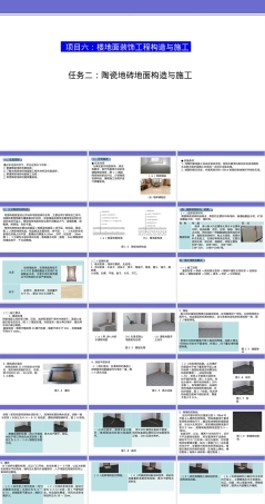 项目六任务二陶瓷地砖地面构造与施工PPT课件.pptx