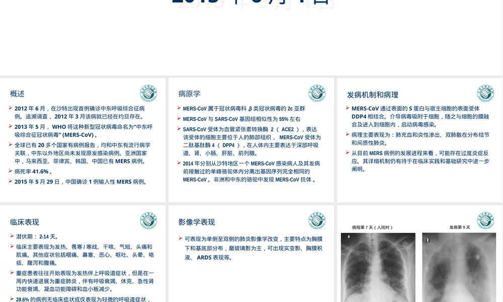 中东呼吸综合征临床诊疗PPT课件.ppt