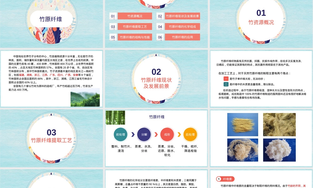 新型纺织材料竹原纤维PPT课件.pptx