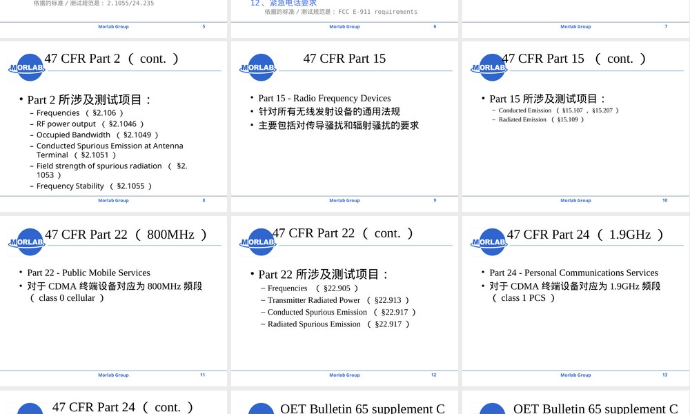 移动终端设备的FCC和CE认证要求PPT课件.ppt