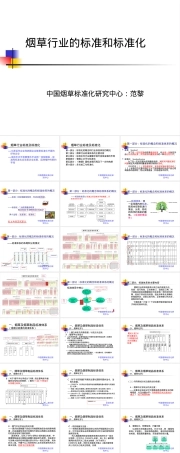 烟草行业标准与标准化管理PPT课件.ppt