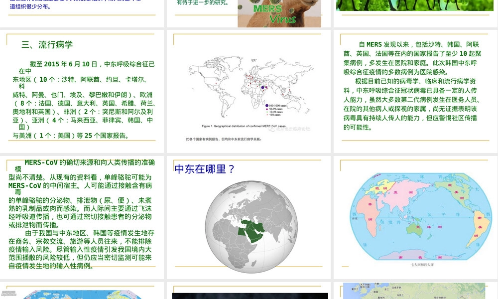 中东呼吸综合征诊疗方案PPT课件.ppt