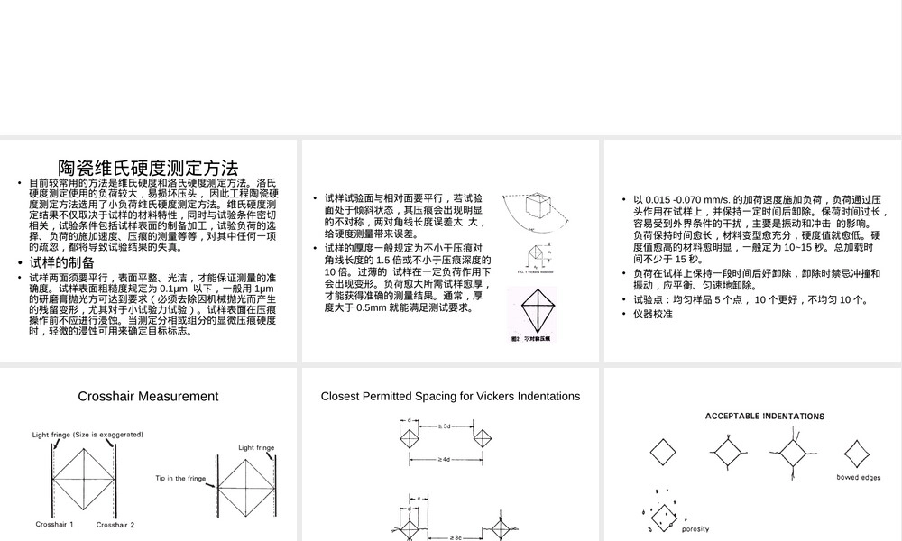 陶瓷维氏硬度测定方法PPT课件.ppt