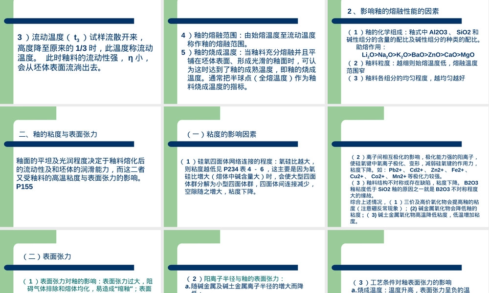 陶瓷釉层的形成及其性质PPT课件.ppt