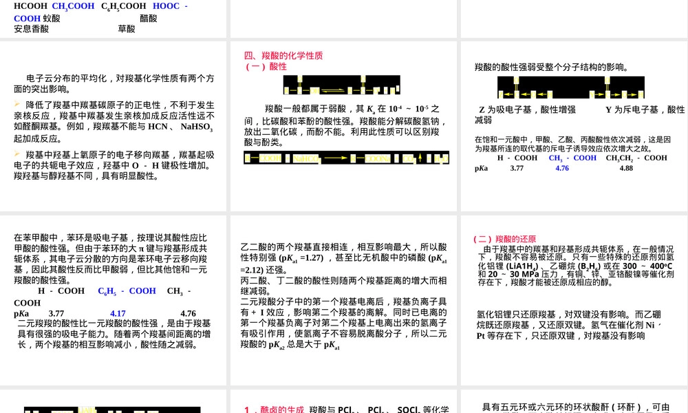医用化学第十四章羧酸及其衍生物教学PPT课件.ppt