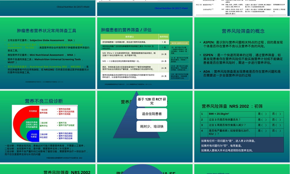 肿瘤患者营养风险筛查PPT课件.pptx