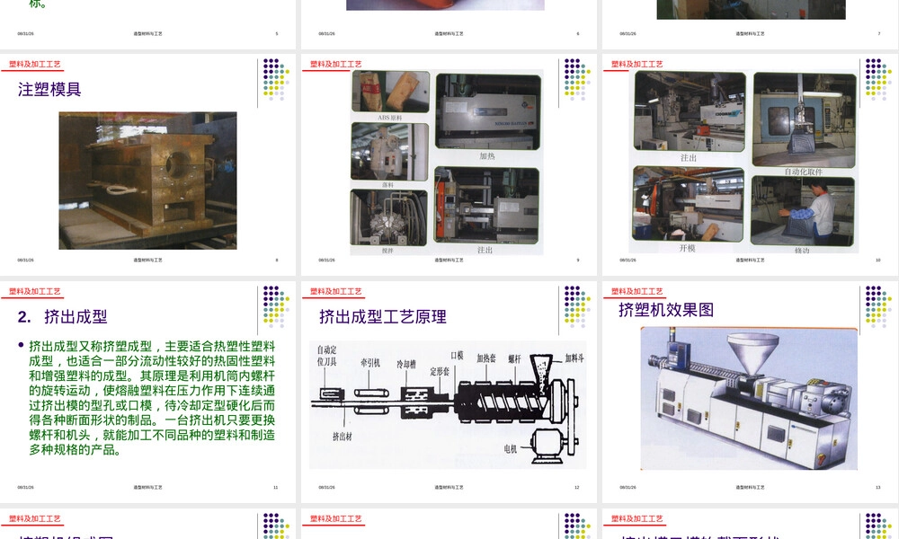 塑料材料的加工工艺PPT课件.ppt