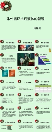 体外循环术后液体管理PPT课件.ppt