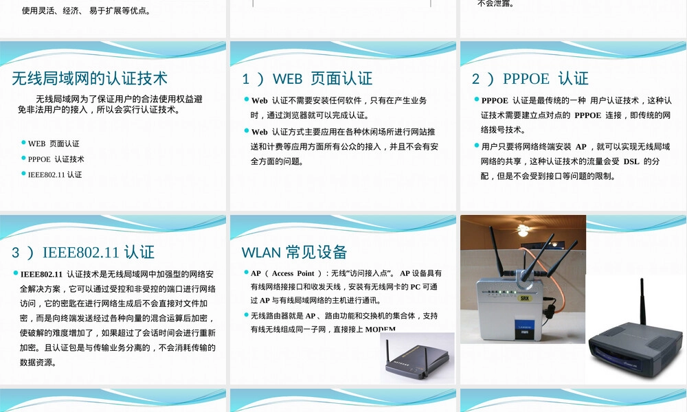 无线局域网技术及其应用PPT课件.ppt