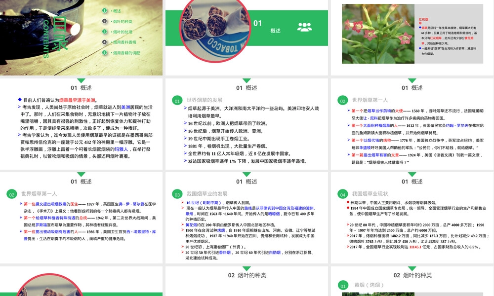 烟草香料及其应用PPT课件.pptx