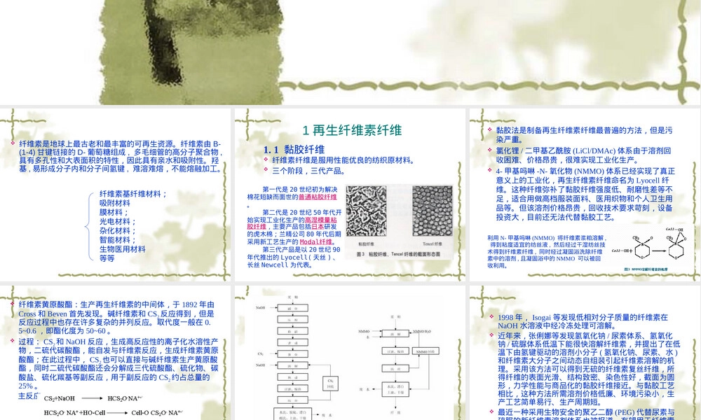 纤维素材料教学PPT课件.ppt