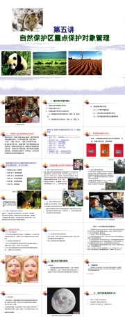 自然保护区重点保护对象管理PPT课件.ppt