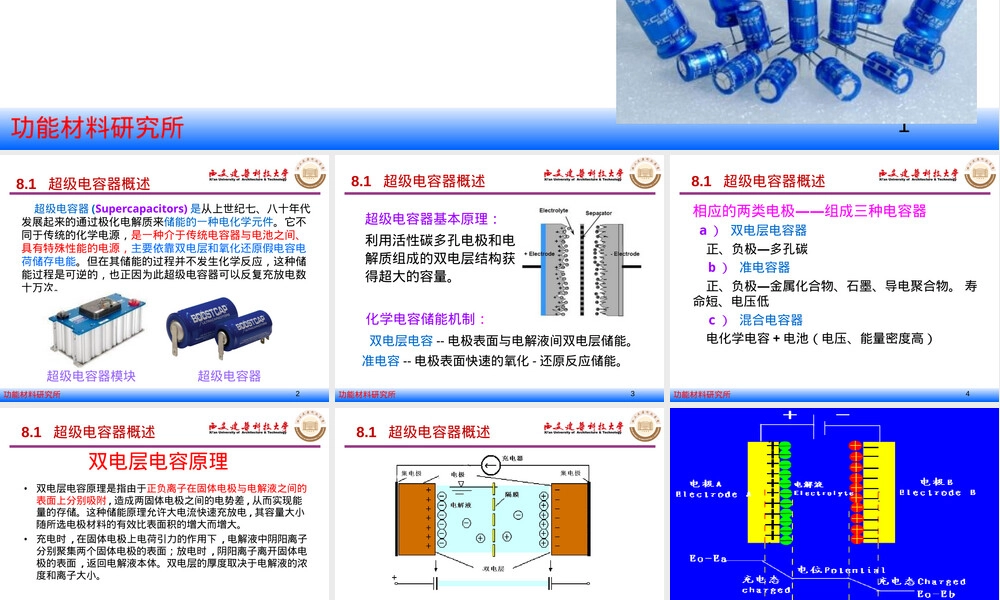 新能源材料超级电容器教学PPT课件.ppt
