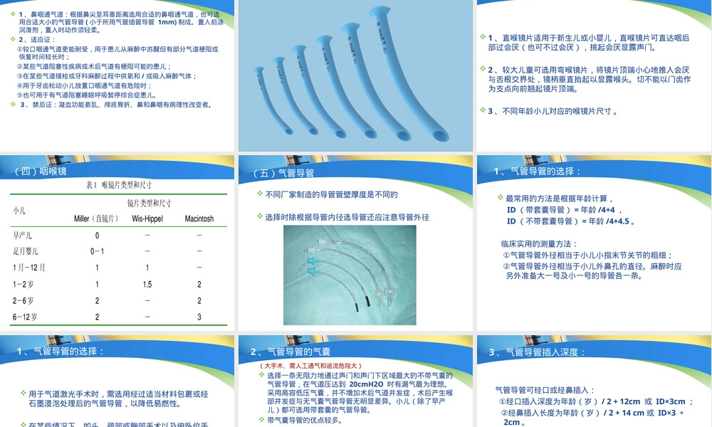 小儿麻醉气道管理指南PPT课件.ppt