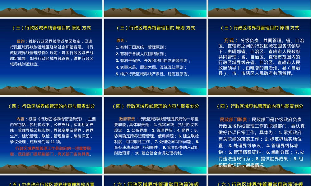 行政区域界线管理概论PPT课件.ppt