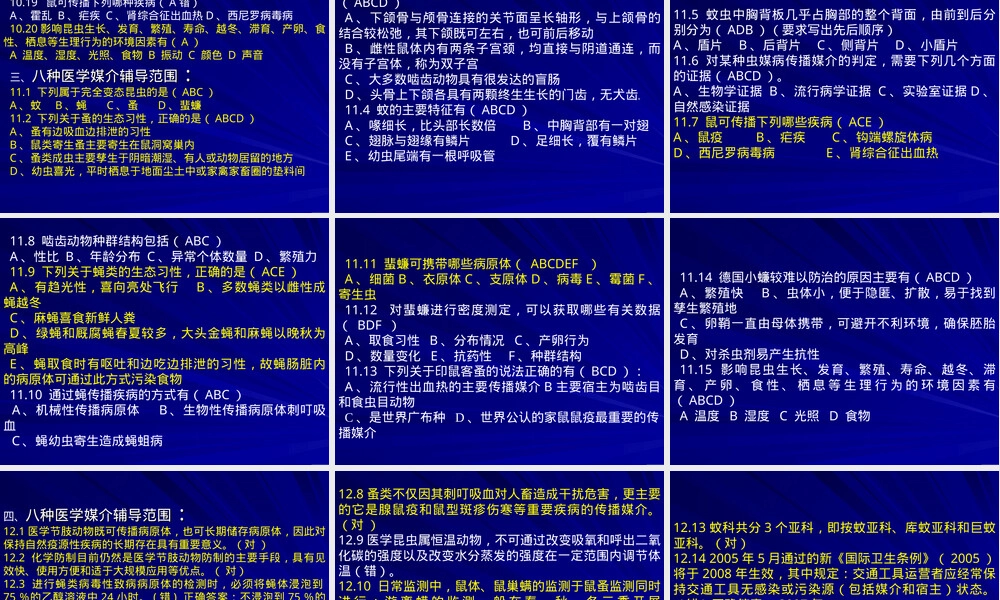鼠类及其体外寄生虫采集方法PPT课件.ppt