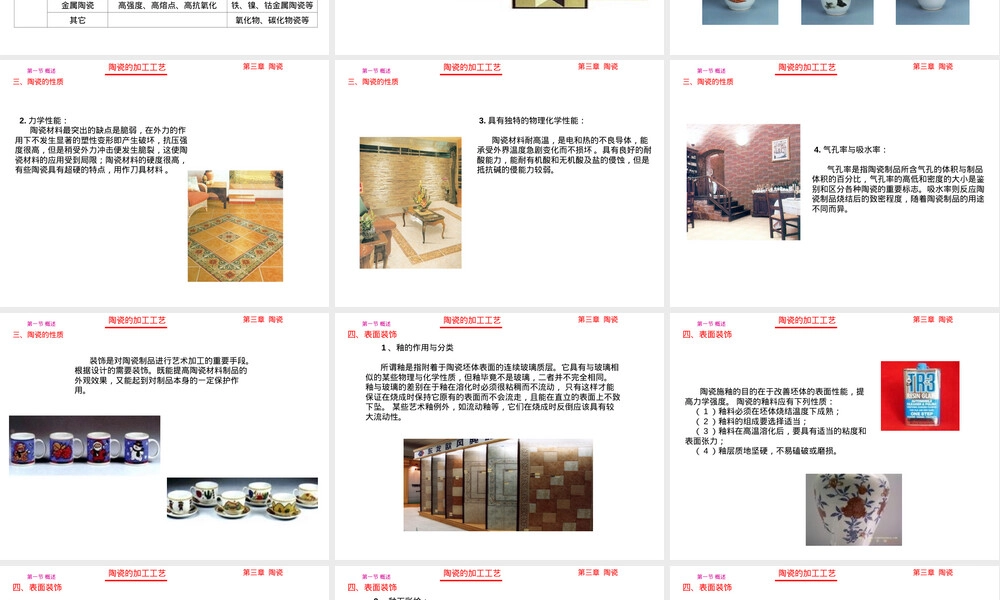 陶瓷的加工工艺PPT课件.ppt