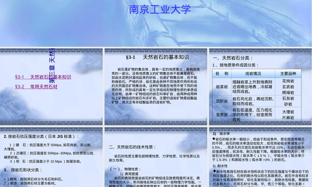 土木工程材料天然石材PPT课件.ppt