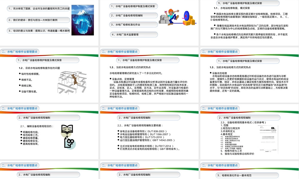 水电厂检修作业管理PPT课件.ppt