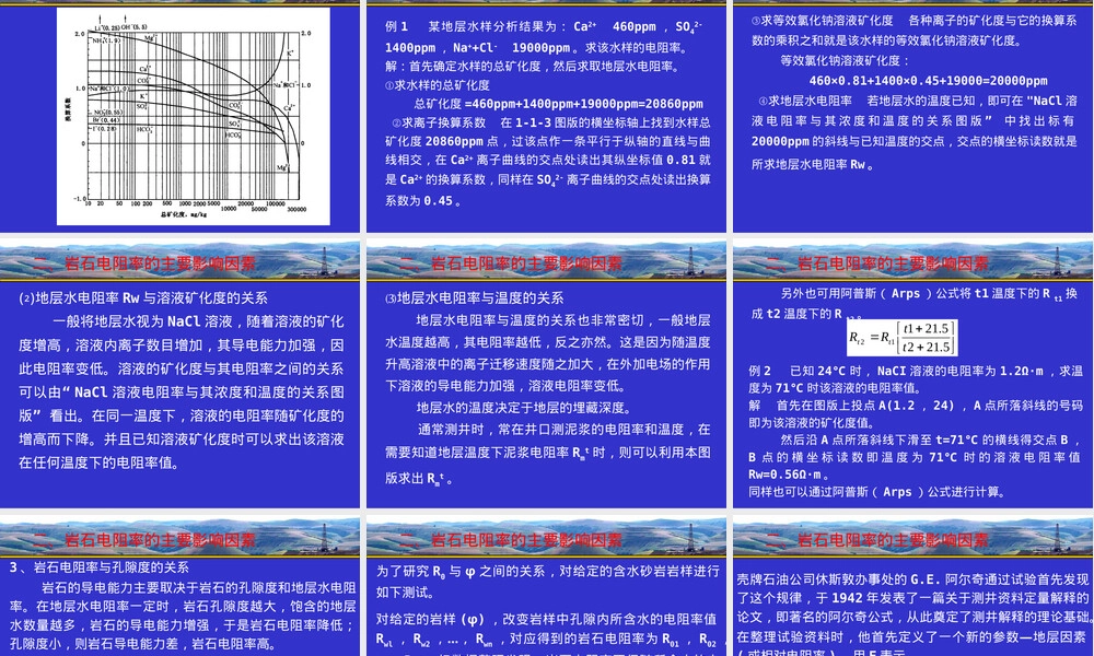 测井教程岩石电阻率及其影响因素PPT课件.ppt