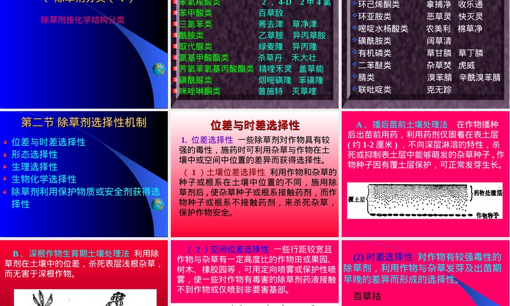 除草剂及其应用技术PPT课件.ppt