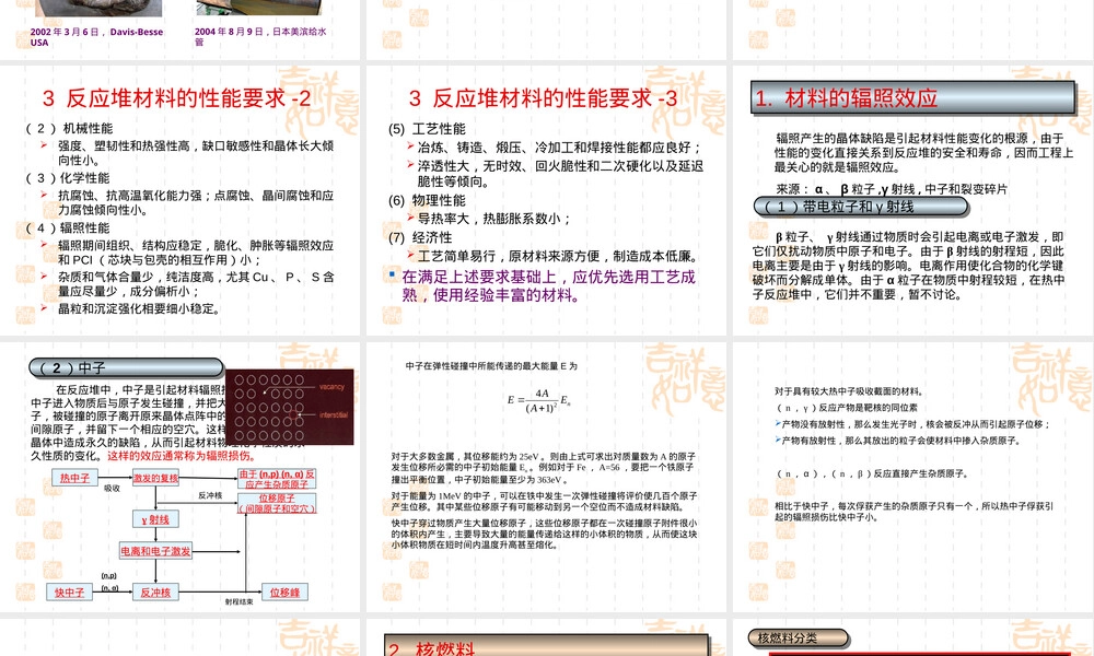 第四章核反应堆材料教学PPT课件.ppt