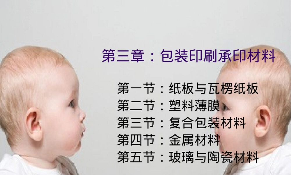第三章包装印刷材料教学PPT课件.ppt