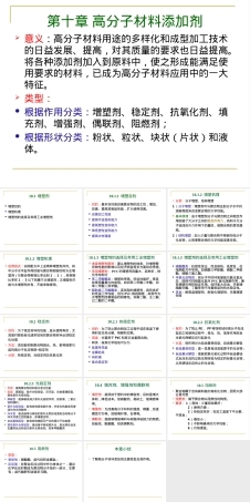 第十章高分子材料添加剂教学PPT课件.ppt