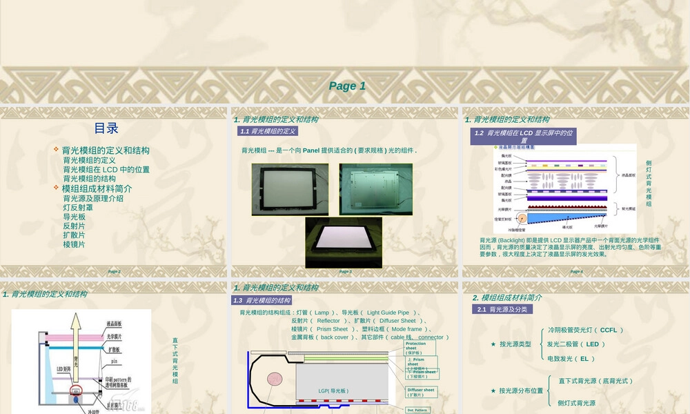 背光模组结构与材料PPT课件.ppt