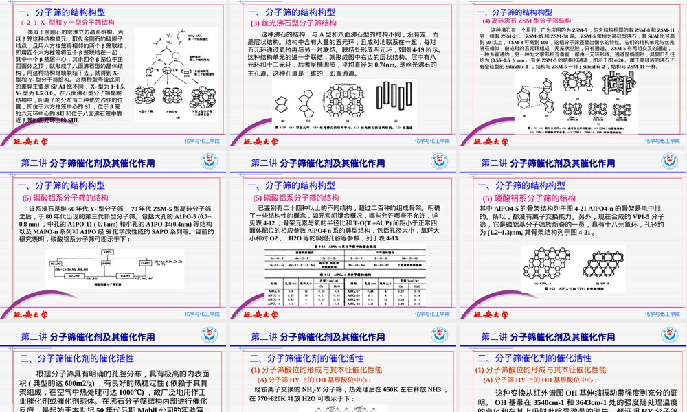 第04章各类催化剂及其催化作用分子筛催化剂教学PPT课件.ppt