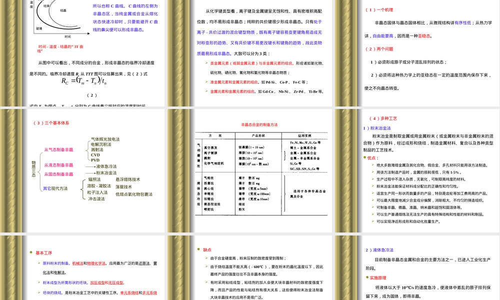 第2章金属功能材料非晶态合金教学PPT课件.ppt