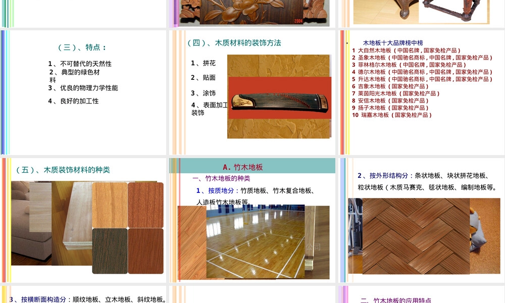 地面装饰材料木质材料PPT课件.ppt