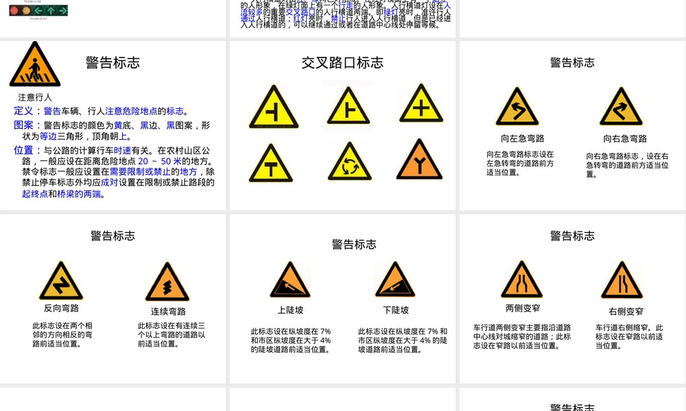 道路交通信号及其含义教学PPT课件.ppt